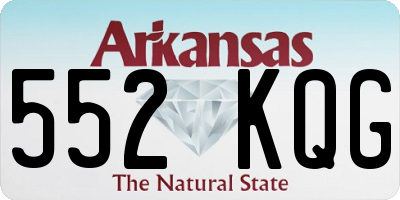 AR license plate 552KQG
