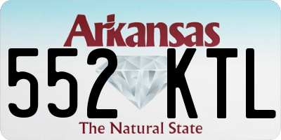 AR license plate 552KTL