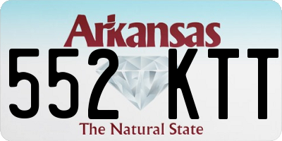 AR license plate 552KTT