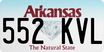 AR license plate 552KVL
