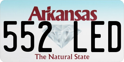 AR license plate 552LED