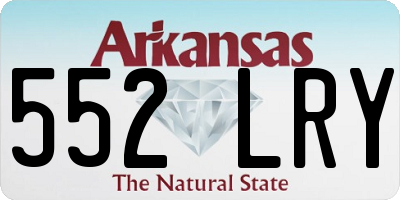 AR license plate 552LRY