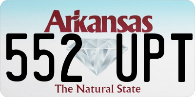 AR license plate 552UPT