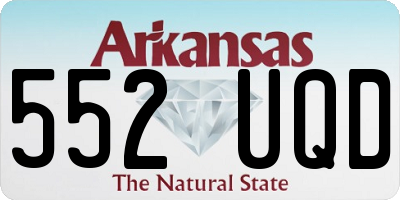 AR license plate 552UQD