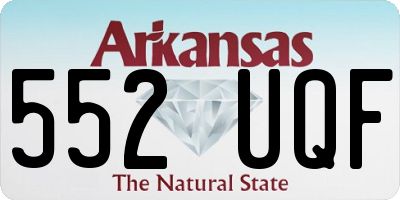 AR license plate 552UQF