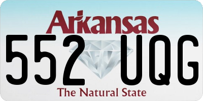 AR license plate 552UQG