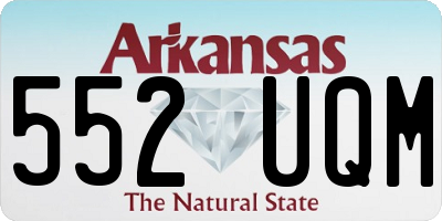 AR license plate 552UQM