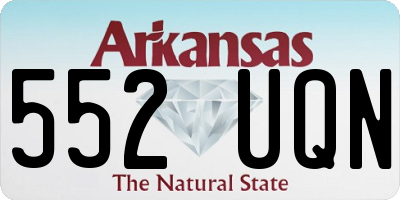AR license plate 552UQN