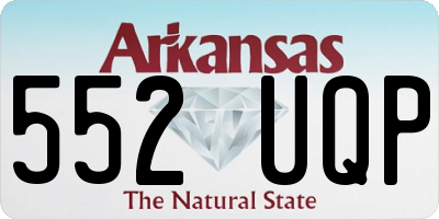 AR license plate 552UQP