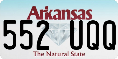 AR license plate 552UQQ