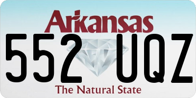 AR license plate 552UQZ