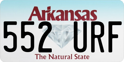 AR license plate 552URF