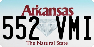 AR license plate 552VMI