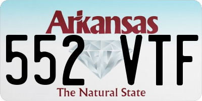 AR license plate 552VTF