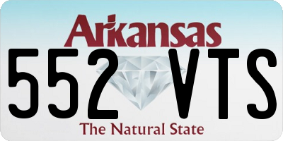 AR license plate 552VTS