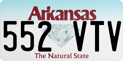 AR license plate 552VTV
