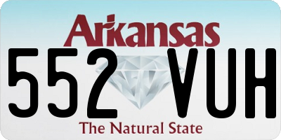 AR license plate 552VUH