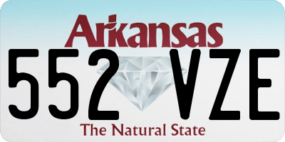 AR license plate 552VZE