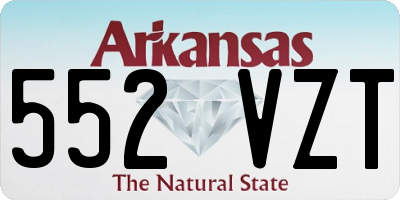 AR license plate 552VZT