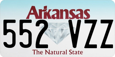 AR license plate 552VZZ