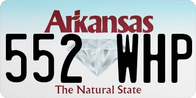 AR license plate 552WHP