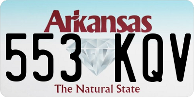 AR license plate 553KQV