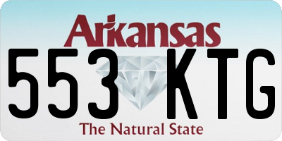 AR license plate 553KTG