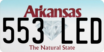 AR license plate 553LED