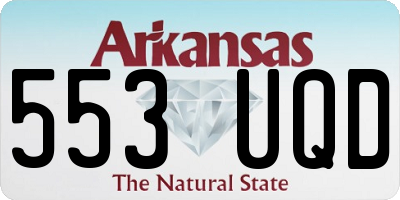 AR license plate 553UQD