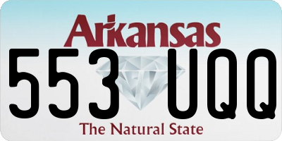 AR license plate 553UQQ
