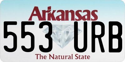 AR license plate 553URB