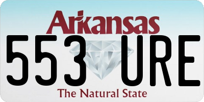 AR license plate 553URE