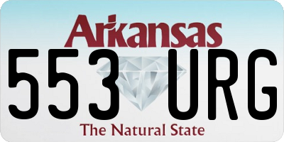 AR license plate 553URG