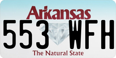 AR license plate 553WFH