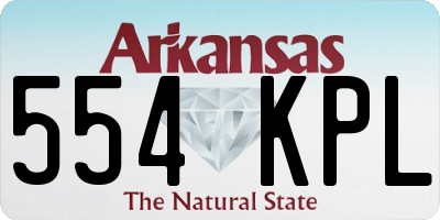 AR license plate 554KPL