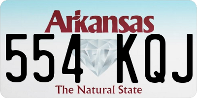 AR license plate 554KQJ