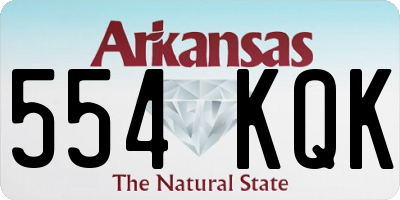 AR license plate 554KQK