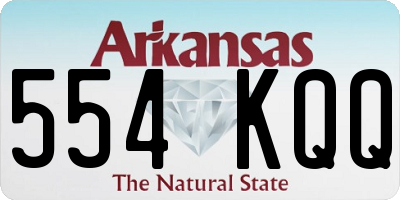 AR license plate 554KQQ