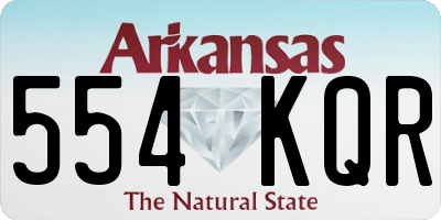 AR license plate 554KQR