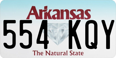 AR license plate 554KQY