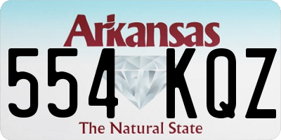 AR license plate 554KQZ