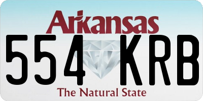 AR license plate 554KRB