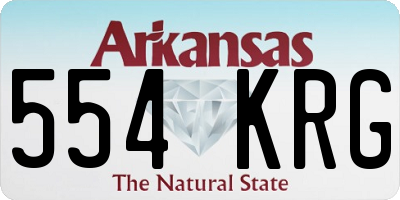 AR license plate 554KRG
