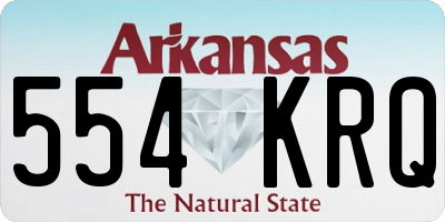 AR license plate 554KRQ