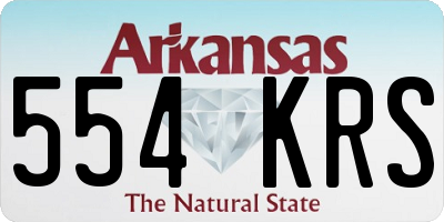 AR license plate 554KRS