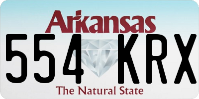 AR license plate 554KRX