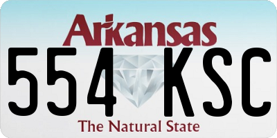 AR license plate 554KSC