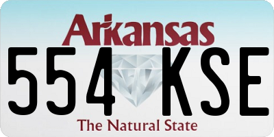 AR license plate 554KSE