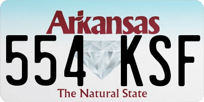 AR license plate 554KSF