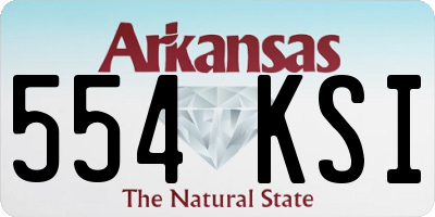 AR license plate 554KSI